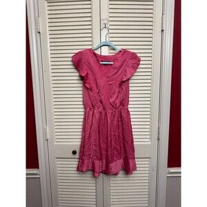 Steve Madden Womens Prairie Dreams Ruffled Mini Party Dress Size M